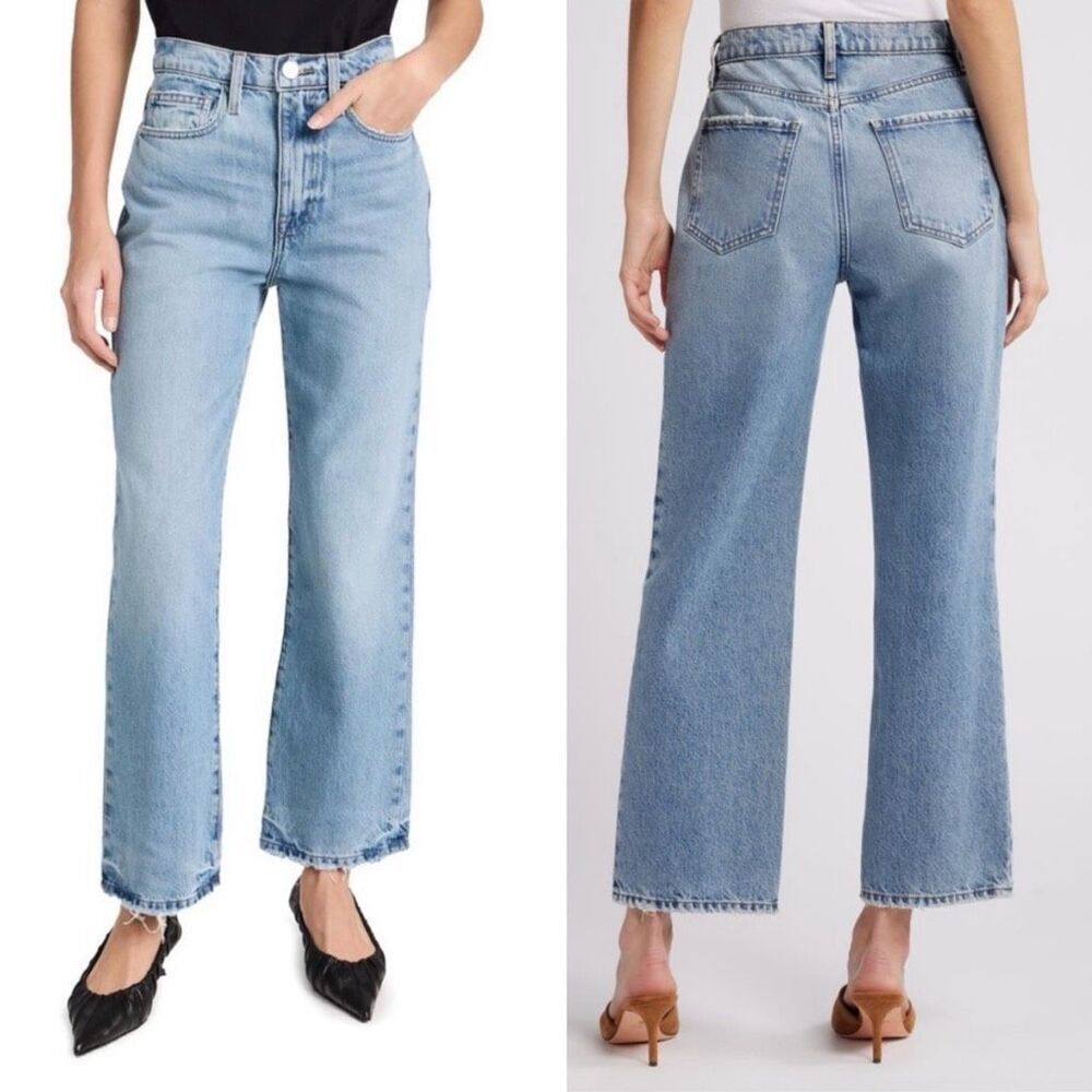 Frame Denim Le Jane Crop Women's Jeans - Size 28 light wash